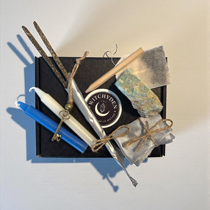 🌨️ KIT RITUAL LUNA LLENA FEBRERO · Claridad y sostén (Luna de Nieve)