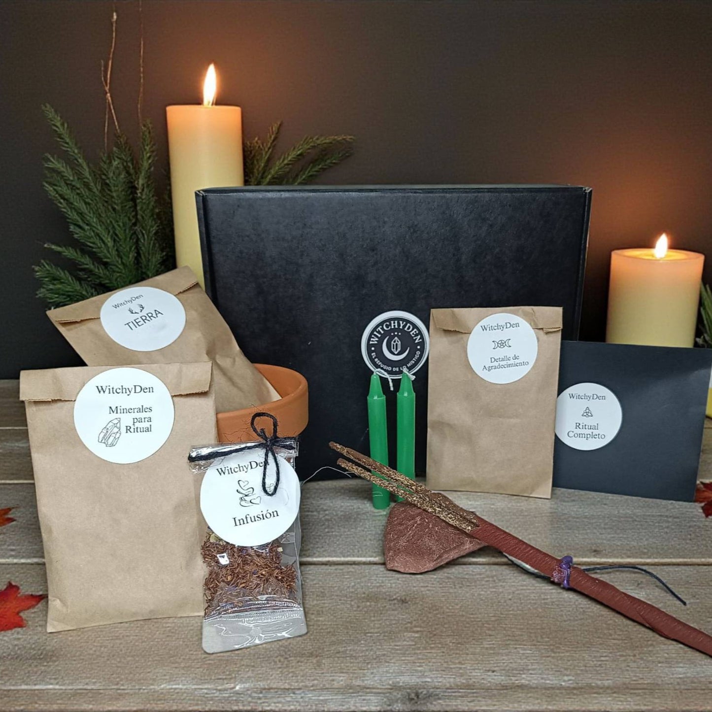 🌱 KIT RITUAL DE LUNA LLENA | Enraizar & Disfrutar (Edición Noviembre ’25)