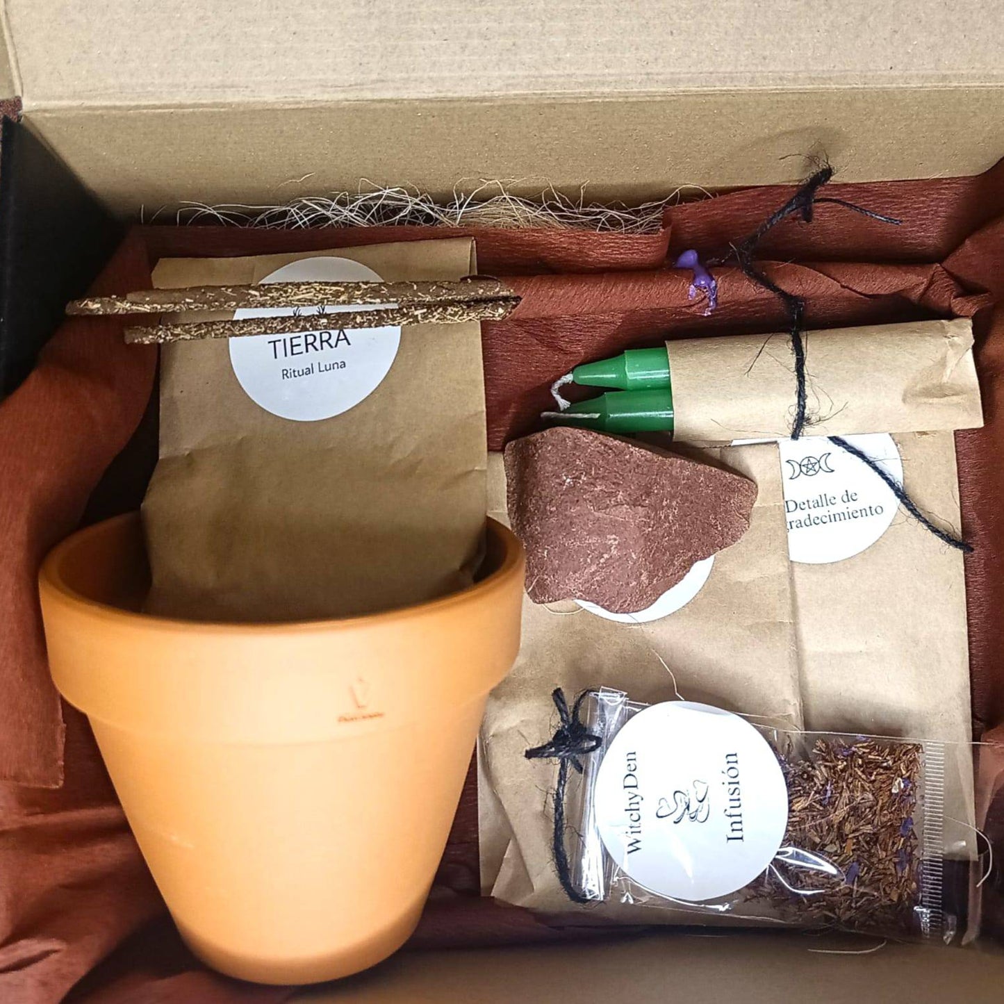 🌱 KIT RITUAL DE LUNA LLENA | Enraizar & Disfrutar (Edición Noviembre ’25)