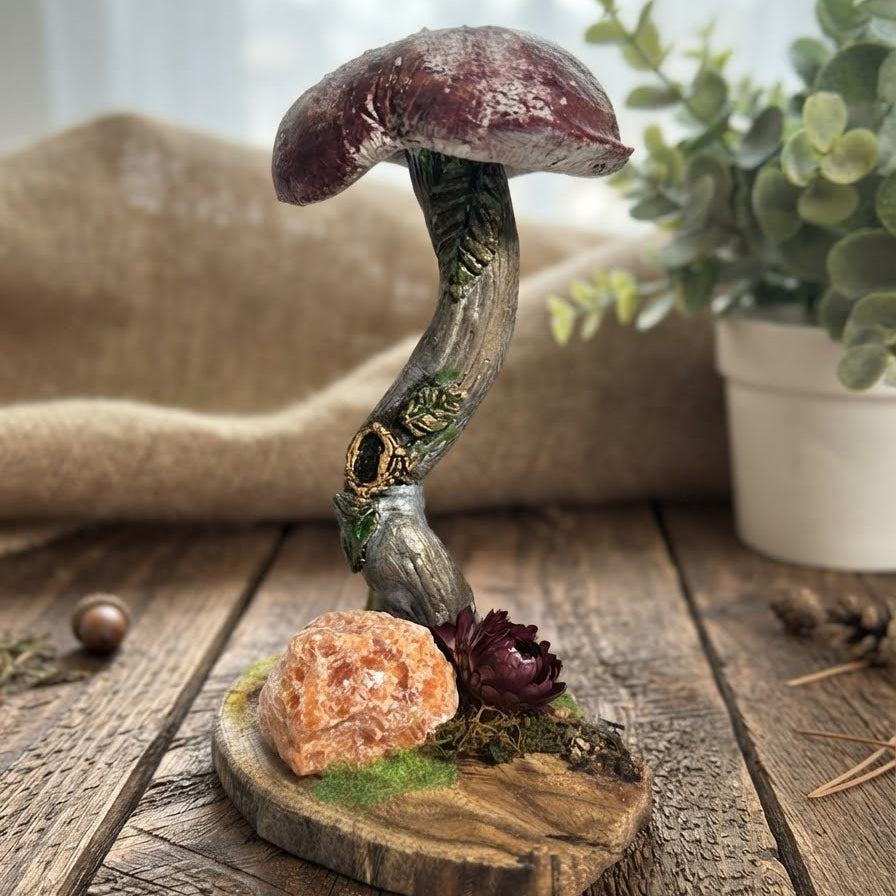 🍄🟠 MYSTIC MUSHROOM · CALCITA NARANJA