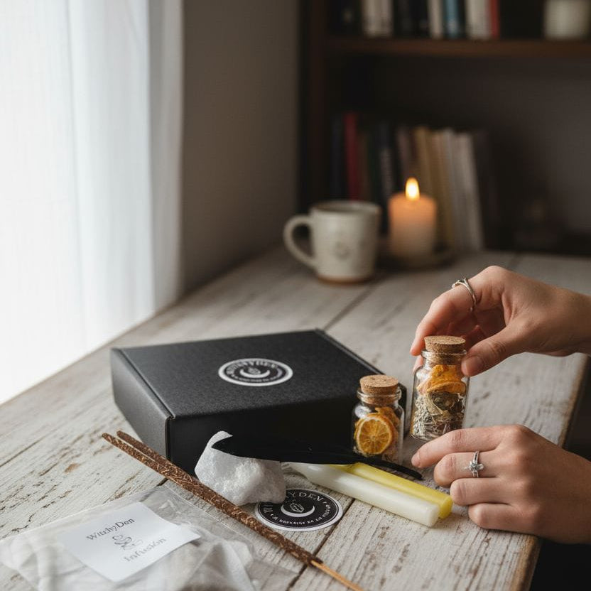 ❄️ KIT RITUAL LUNA LLENA DICIEMBRE · Cold Moon - Mente clara