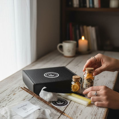 ❄️ KIT RITUAL LUNA LLENA DICIEMBRE · Cold Moon - Mente clara