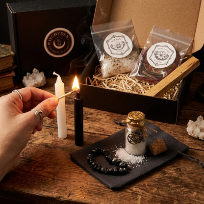 🖤 KIT RITUAL DE PROTECCIÓN · Cortar, reforzar y protegerte