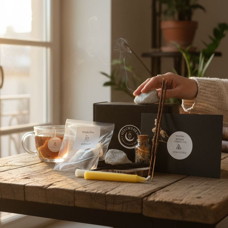 ❄️ KIT RITUAL LUNA LLENA DICIEMBRE · Cold Moon - Mente clara