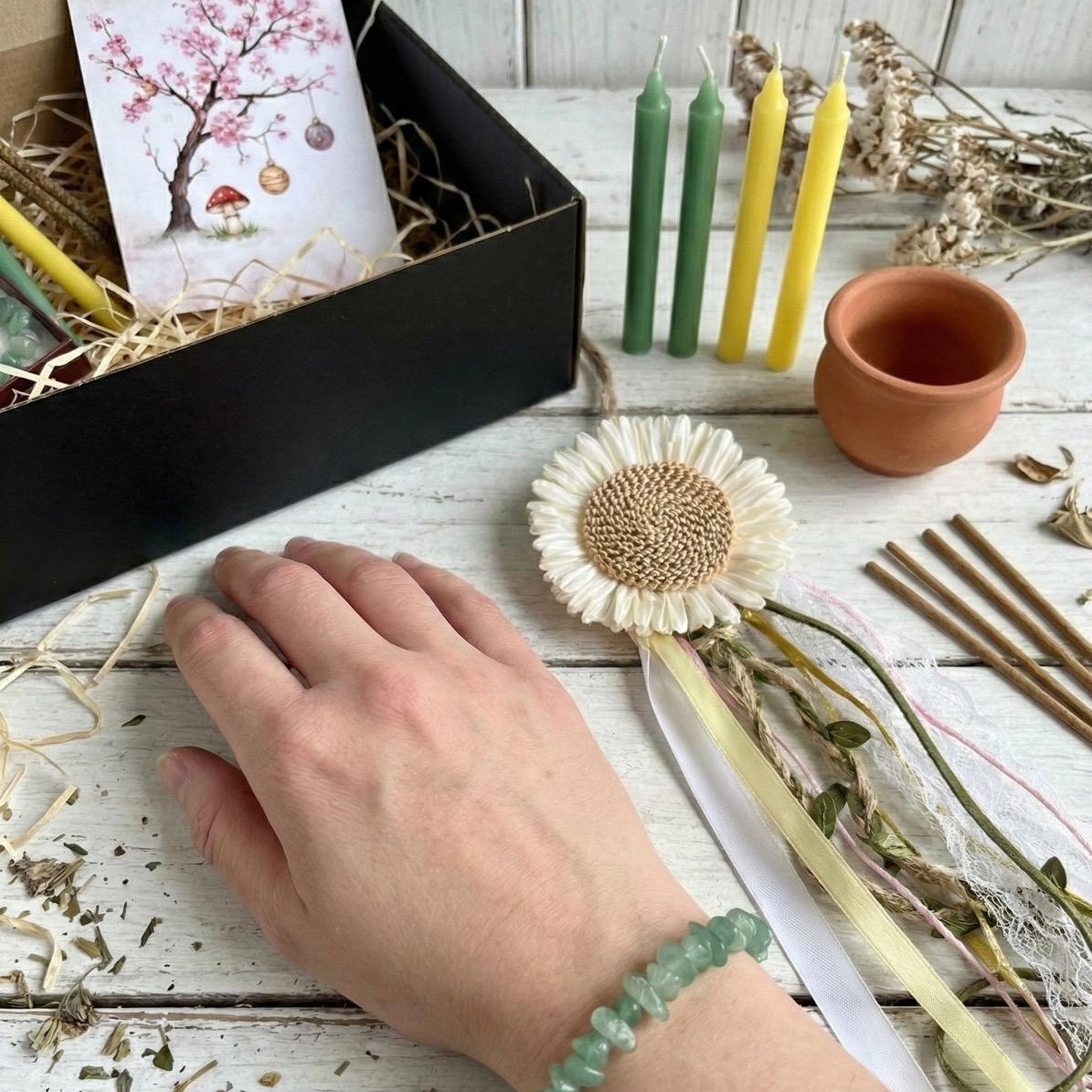 🌻 KIT RITUAL OSTARA · El despertar del ciclo (Equinoccio de Primavera)