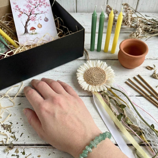🌻 KIT RITUAL OSTARA · El despertar del ciclo (Equinoccio de Primavera)