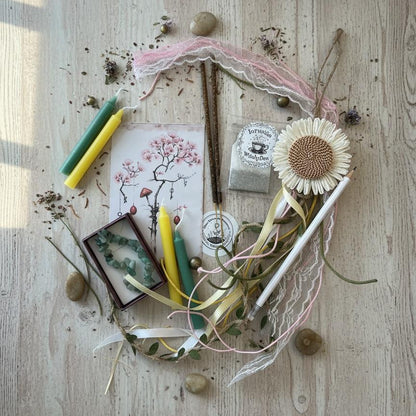 🌻 KIT RITUAL OSTARA · El despertar del ciclo (Equinoccio de Primavera)
