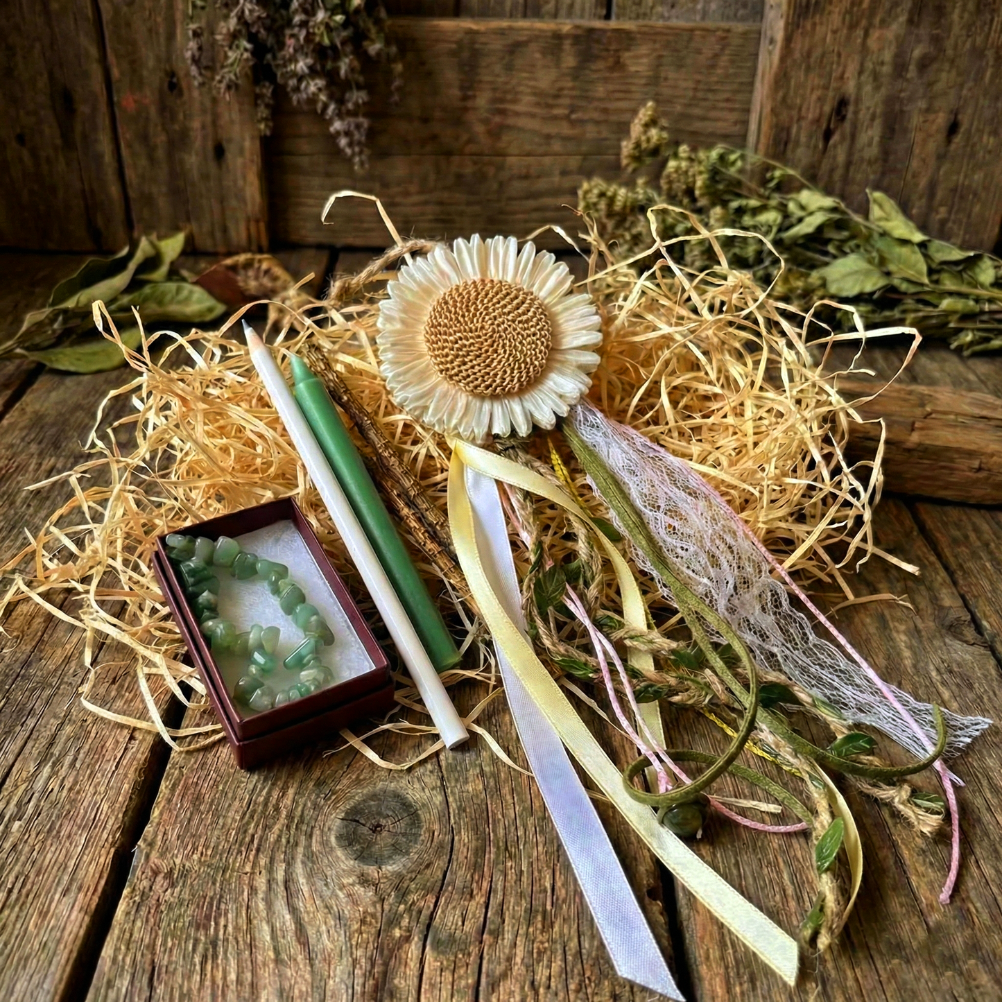 🌻 KIT RITUAL OSTARA · El despertar del ciclo (Equinoccio de Primavera)