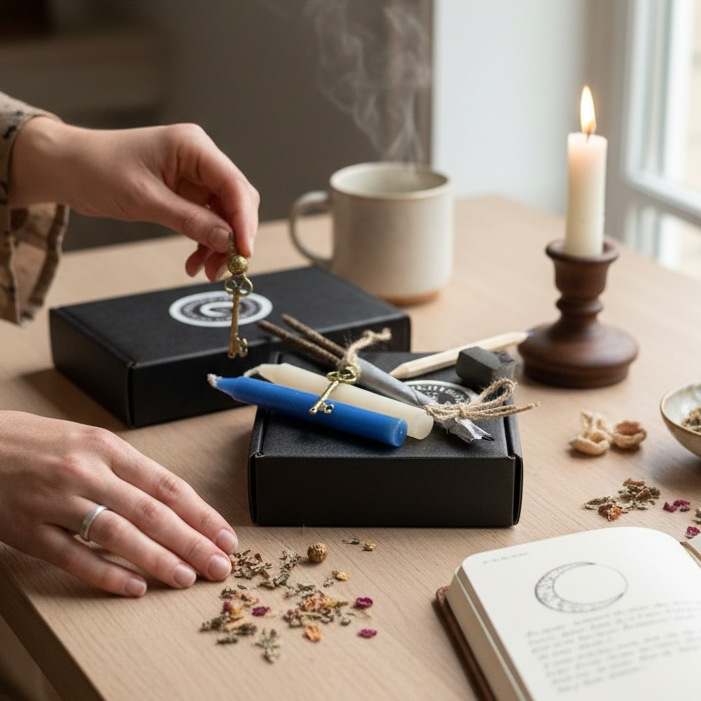 🌨️ KIT RITUAL LUNA LLENA FEBRERO · Claridad y sostén (Luna de Nieve)