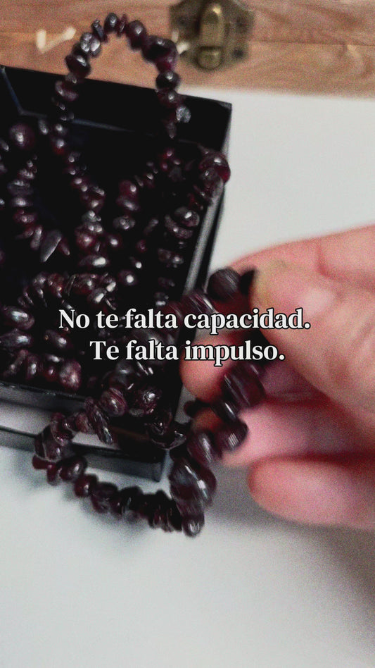 🔴 PULSERA GRANATE · IMPULSO