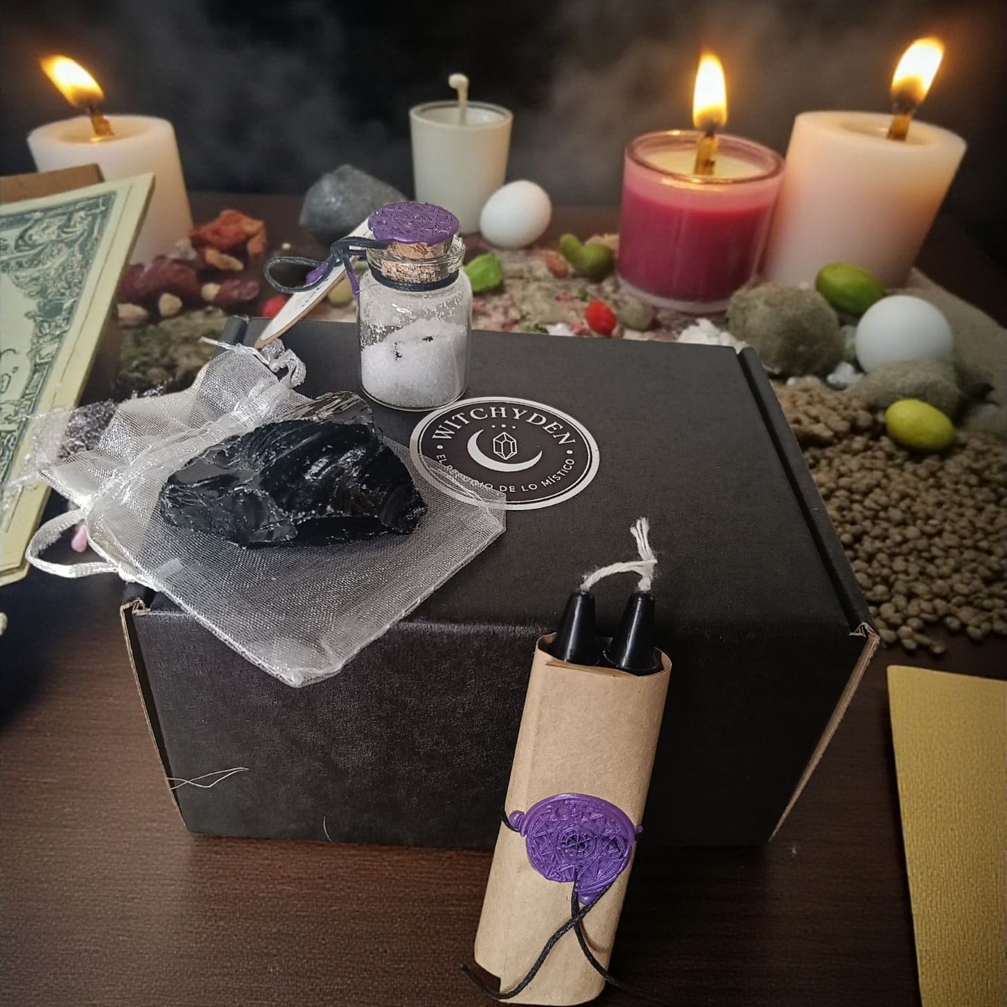 🖤 KIT RITUAL PROTECCIÓN - Cortar, Reforzar y Protegerte.