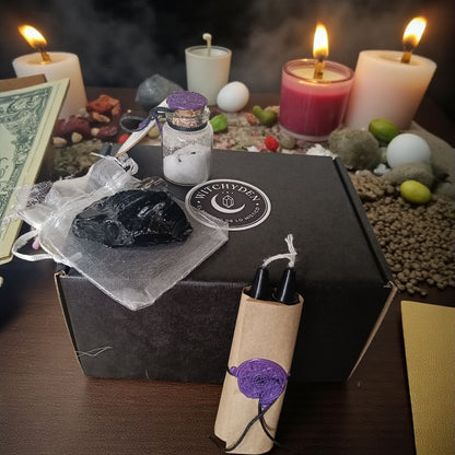 🖤 KIT RITUAL PROTECCIÓN - Cortar, Reforzar y Protegerte.