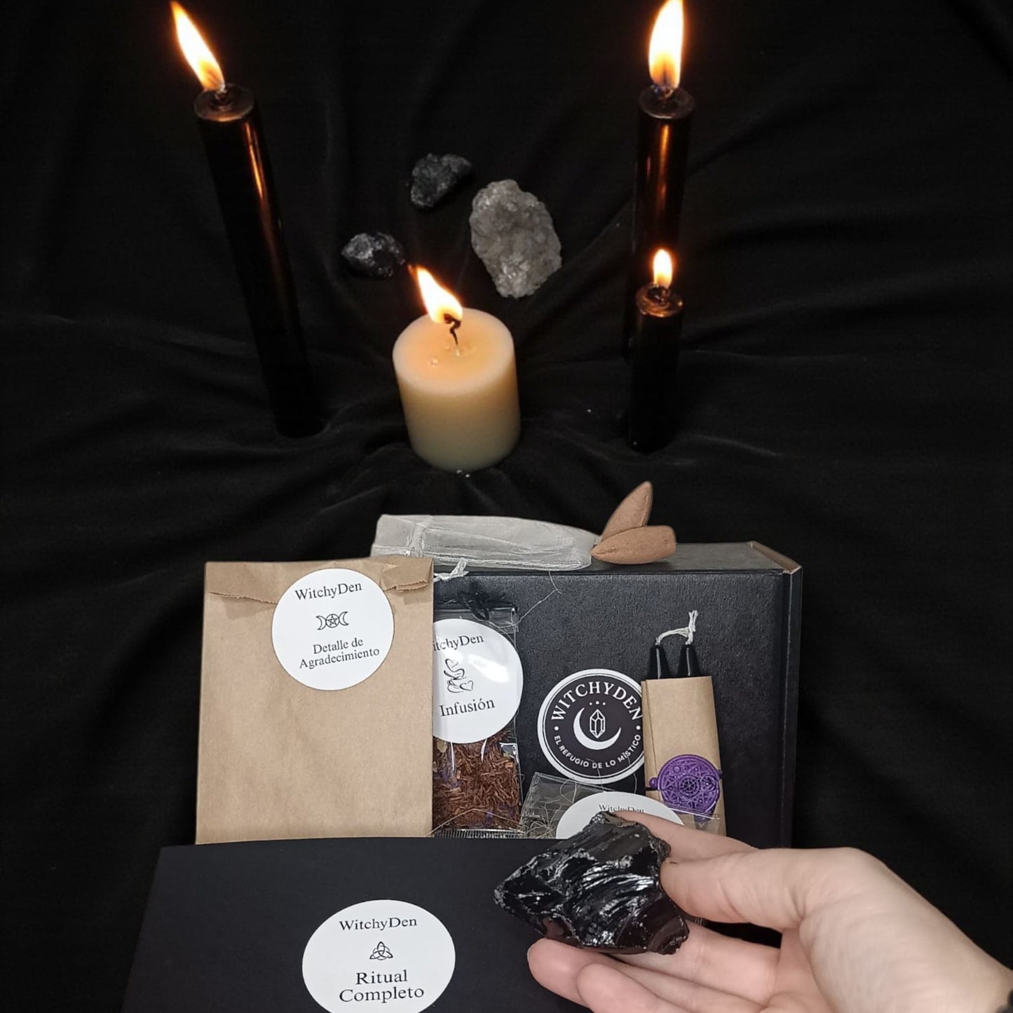 🖤 KIT RITUAL PROTECCIÓN - Cortar, Reforzar y Protegerte.